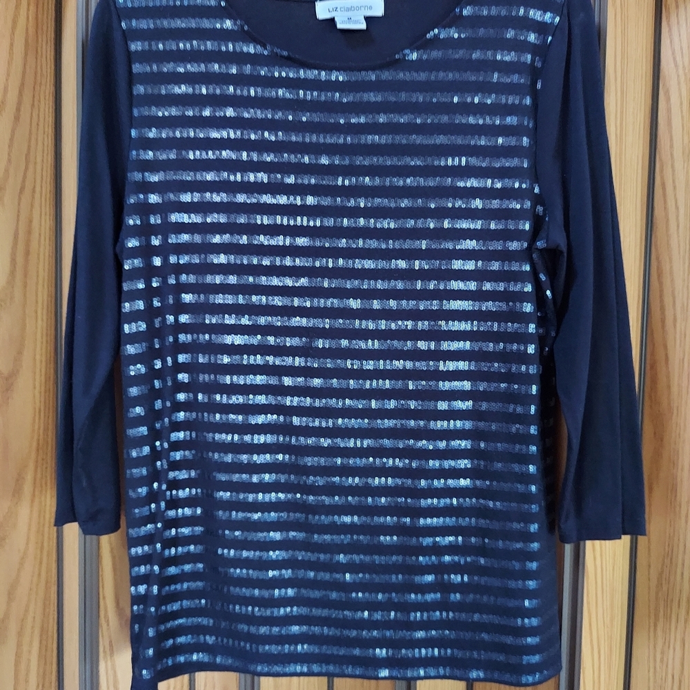 Liz Claiborne Embellished T shirt